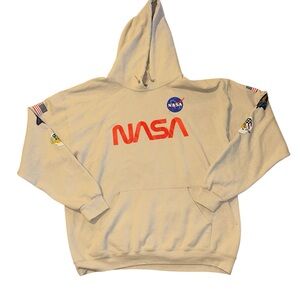 Beige / Khaki Sweater/Hoodie for women Size Large with NASA Printed
